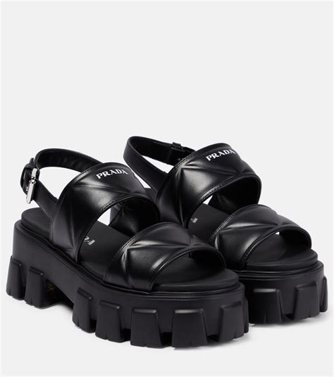 prada black rope sandals|prada platform sandals outlet.